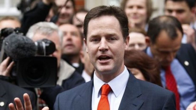 Britský vicepremiér Nick Clegg.