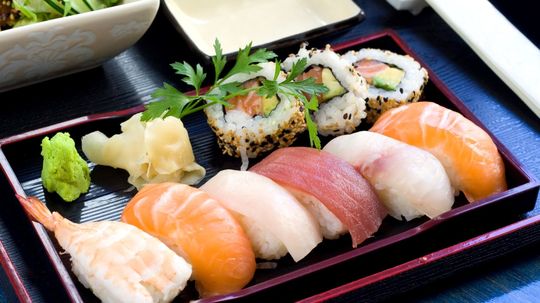 japonské sushi, národné jedlo