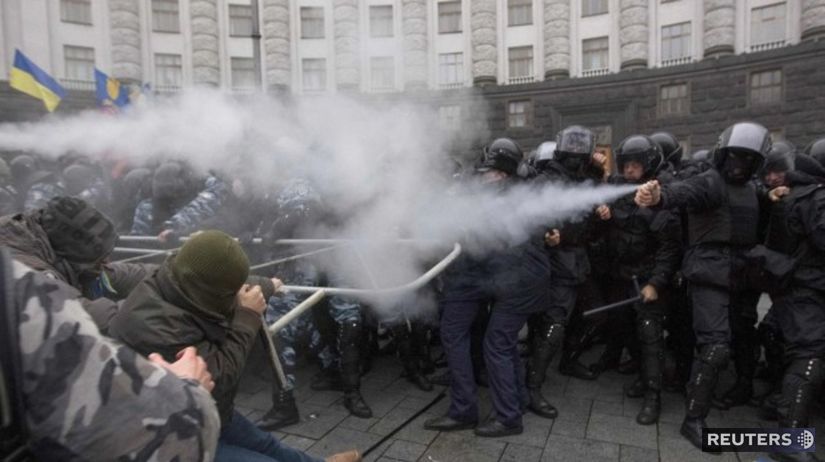 Kyjev, demonštrácia