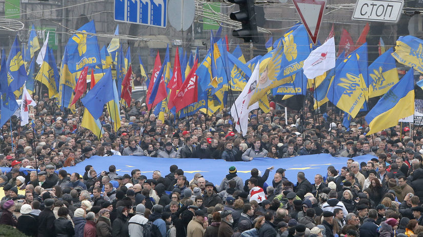 Ukrajina, Kyjev, protesty