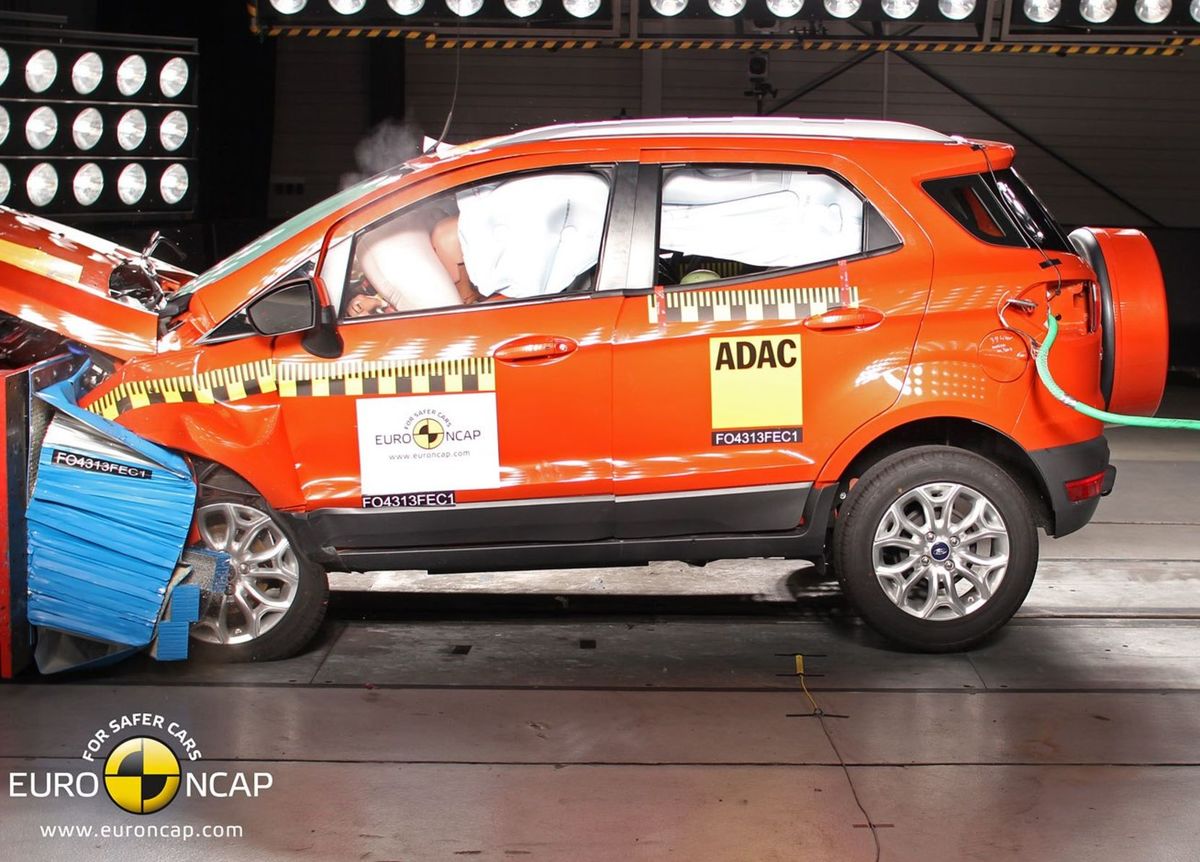 Ford EcoSport síce exceloval v ochrane...