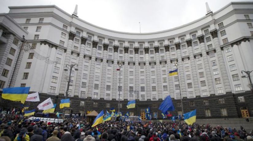 Ukrajina Protest Kyjev