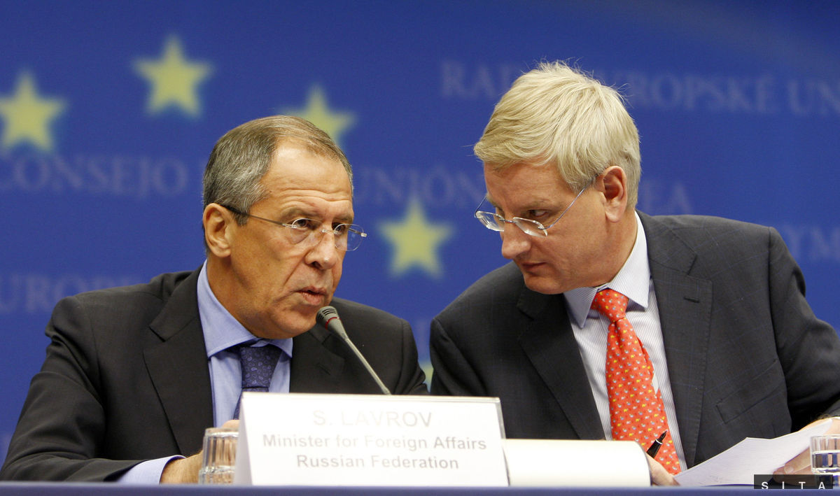 Ruský minister zahraničných vecí Sergej Lavrov...