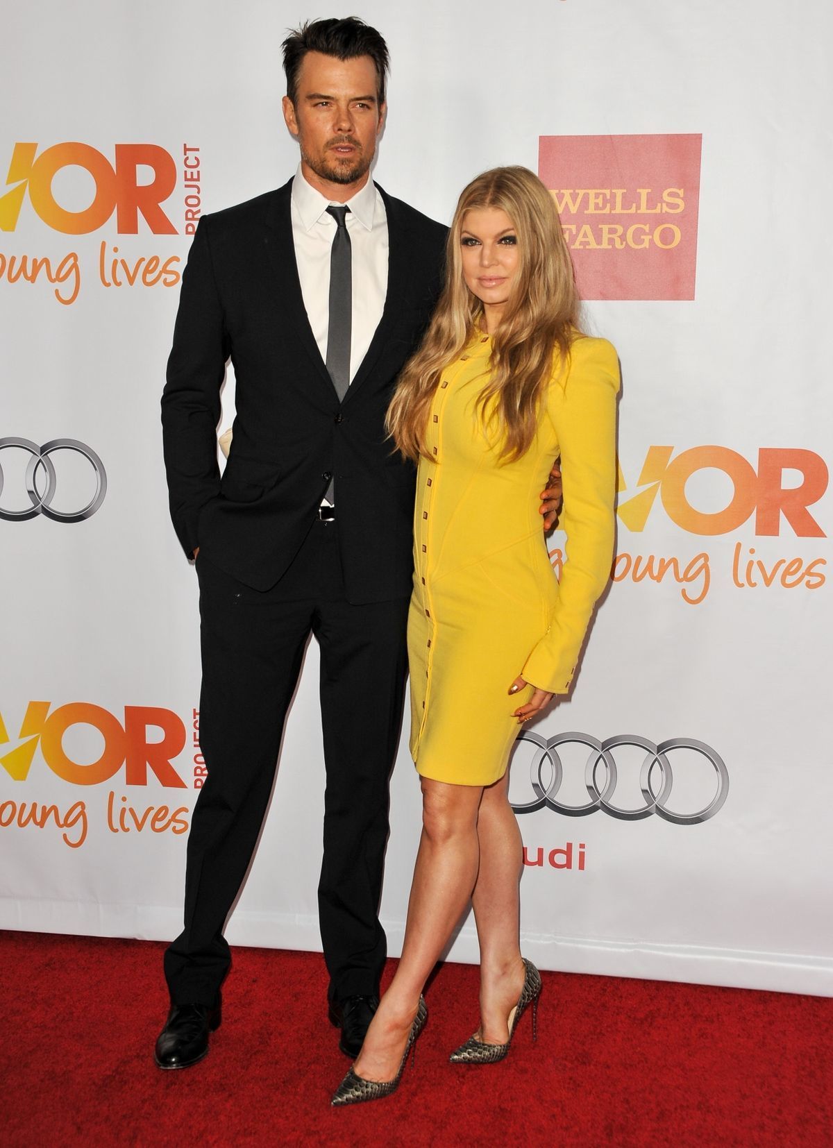 Manželia Fergie a Josh Duhamel na akcii...