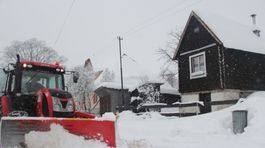 traktor, pluh, Orava, sneh