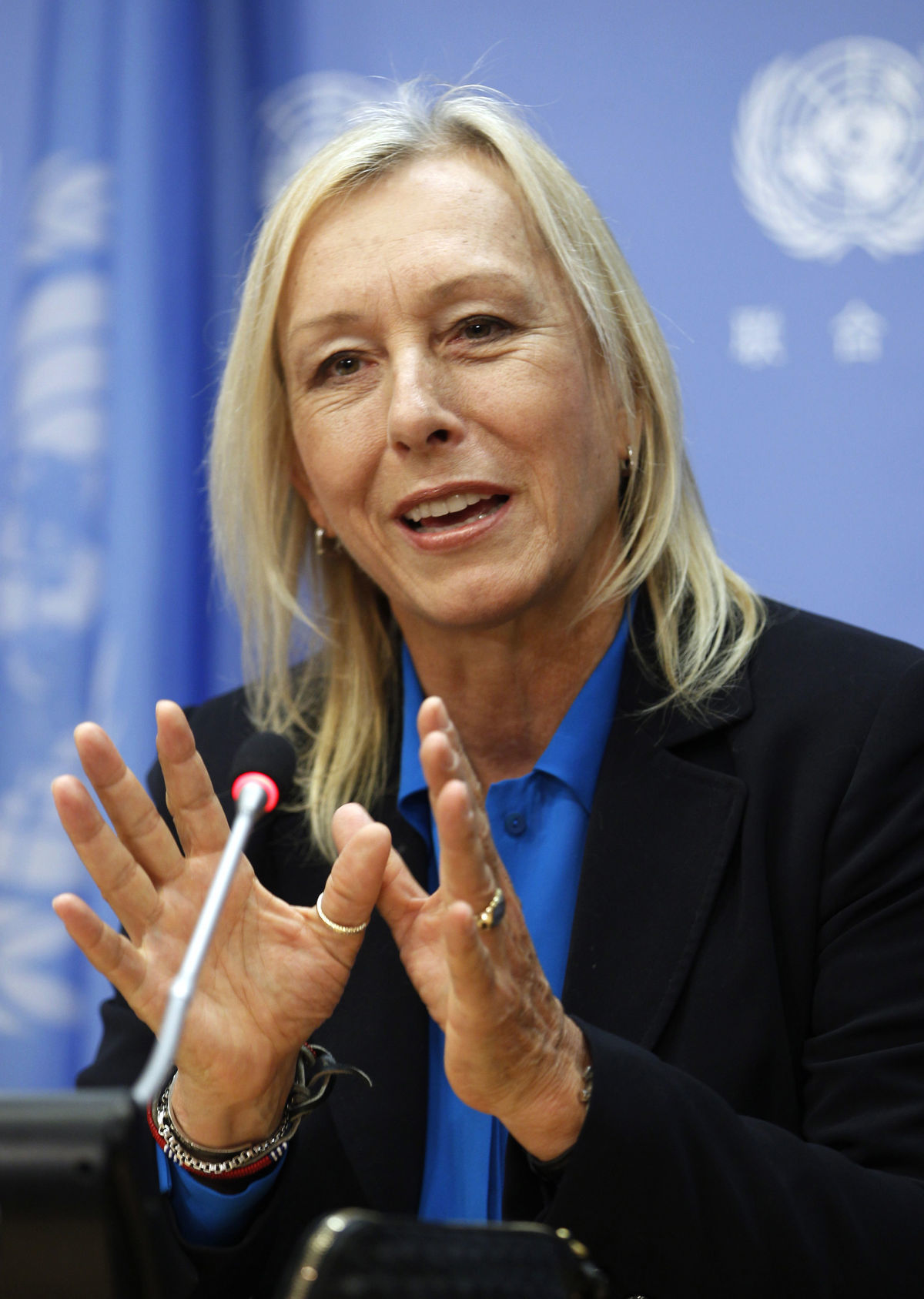 Martina Navrátilová.
