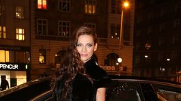 Slovenská modelka Andrea Verešová prichádza na...