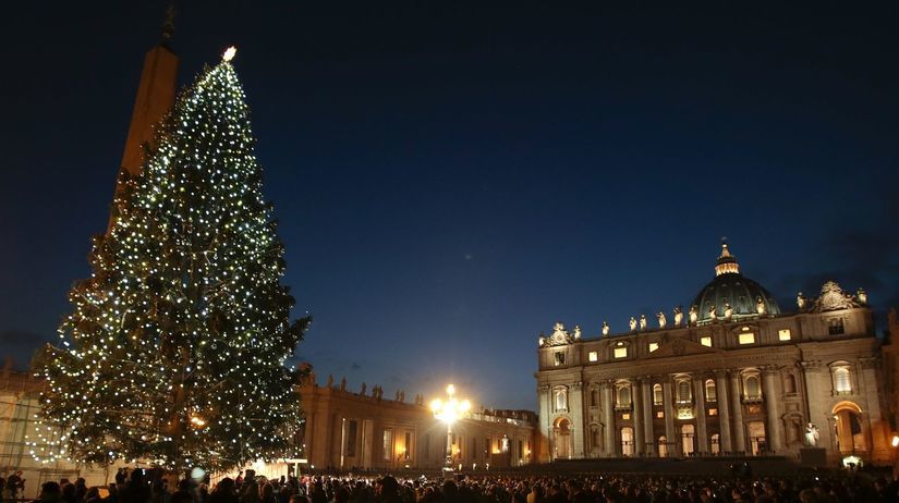 Vatikán, vianočný strom