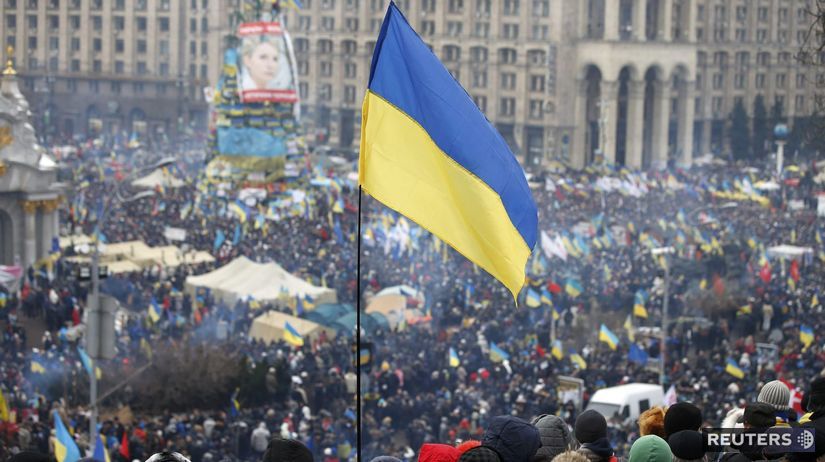 Ukrajina, demonštrácia