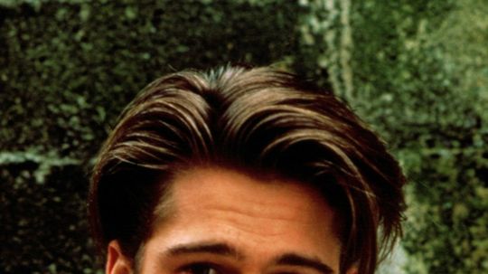 Rok 1990: Herec Brad Pitt na snímke z filmu...