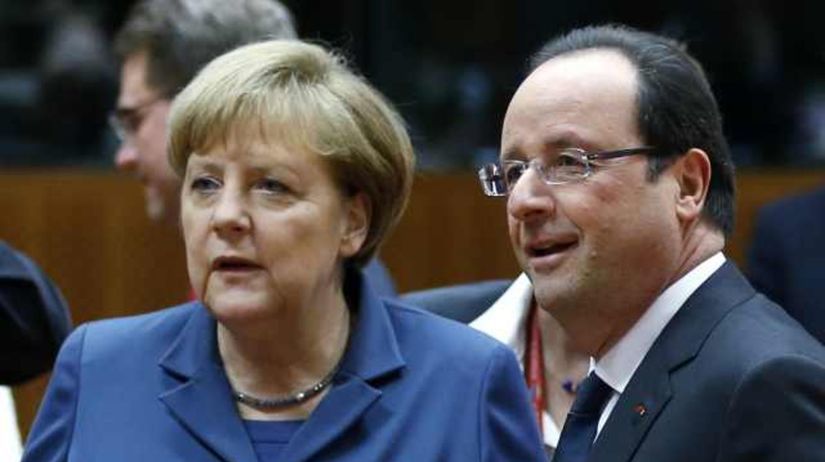 Angela Merkelová, Francois Hollande