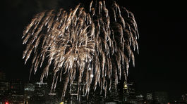 Oslavy Nového roka v Bostone.