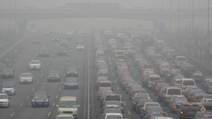 Čína - smog