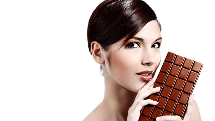 žena - kakao - čokoláda