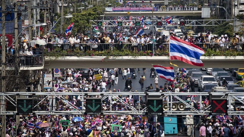 Thajsko, Bangkok, demonštrácie