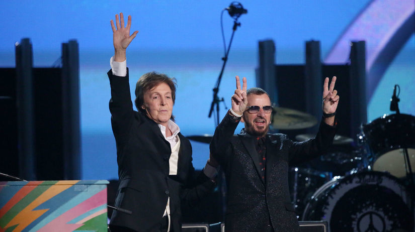 Paul McCartney (vľavo) a Ringo Starr 