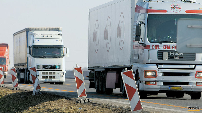 kamióny, diaľnica, D1