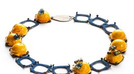 15- Nahrdelnik Fryeria Rueppeli - Bronz  Alginat  Sklo  Zafir  Granulat  Striebro