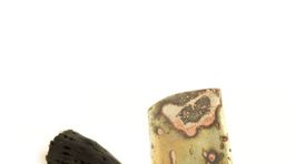 16- Brosna Nautilus - Alpaka  Kalcit  Naplavene drevo z Indie  Striebro  Granulat