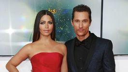 Herec Matthew David McConaughey a jeho manželka...