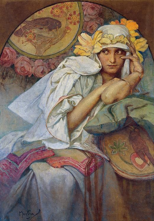 Alfons Mucha: Muza (Sybilla), 1920