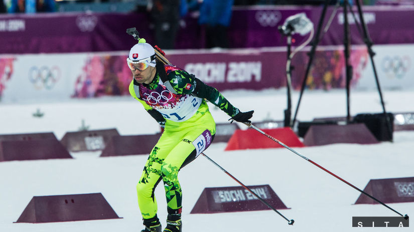 Matej Kazár na olympijskej trati.