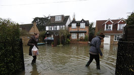 Británia, záplavy