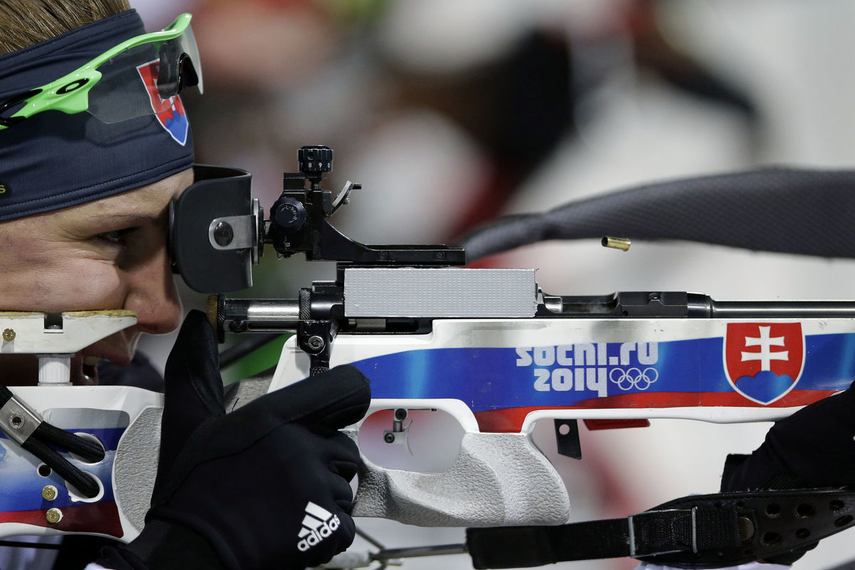 Slovenská biatlonistka Anastasia Kuzminová na...