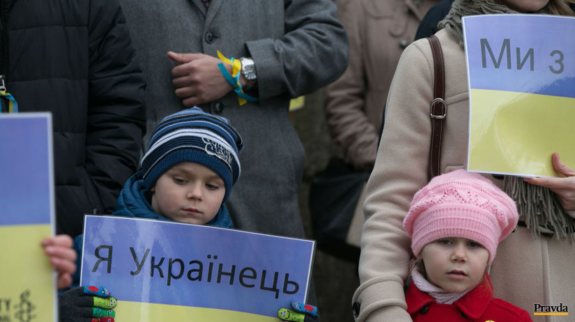 Ukrajina, demonštrácie