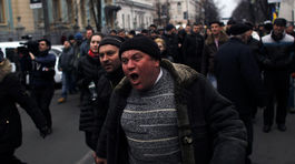 Ukrajina, Kyjev, demonštranti