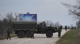 Ukrajina Krym Rusko Sevastopol letisko obkľúčenie