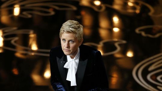 Moderátorka 86. ročníka Oscarov Ellen Degeneres.
