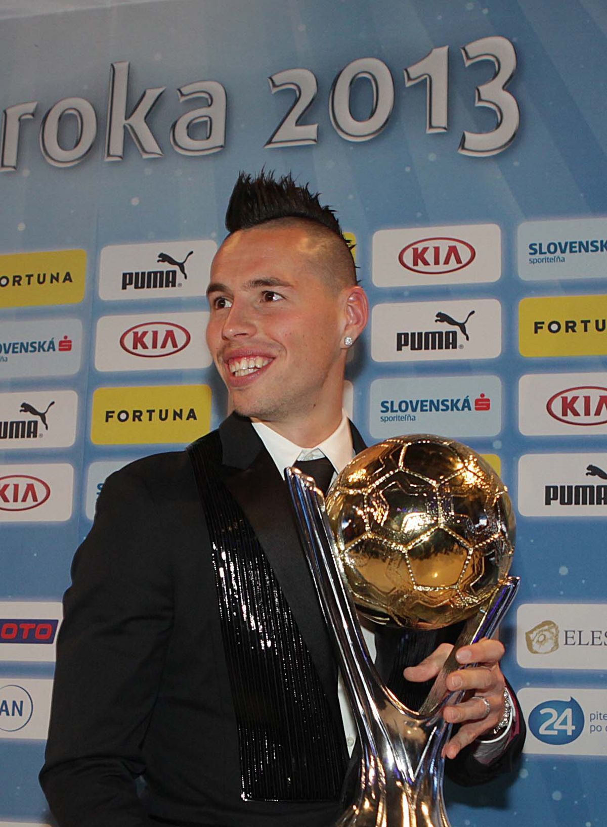 Futbalista roka 2013 Marek Hamšík.