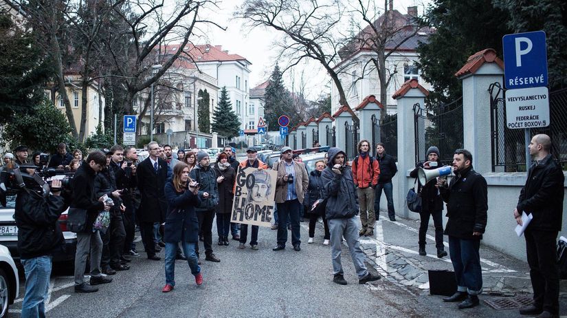 protest, Ukrajina, Rusko, Bratislava,...