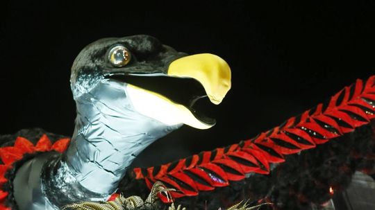 Účinkujúci školy samby Imperatriz Leopoldinense.