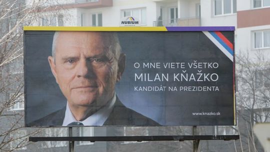 Bilbord Milana Kňažka.