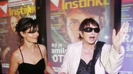 Režisérka Věra Chytilová (vpravo) s herečkou...