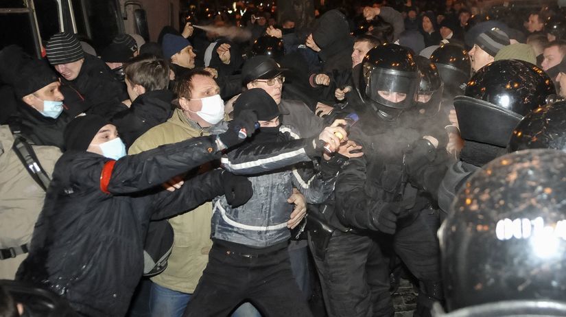 Doneck, demonštrácia