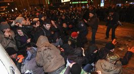 Zranení demonštranti v Donecku.