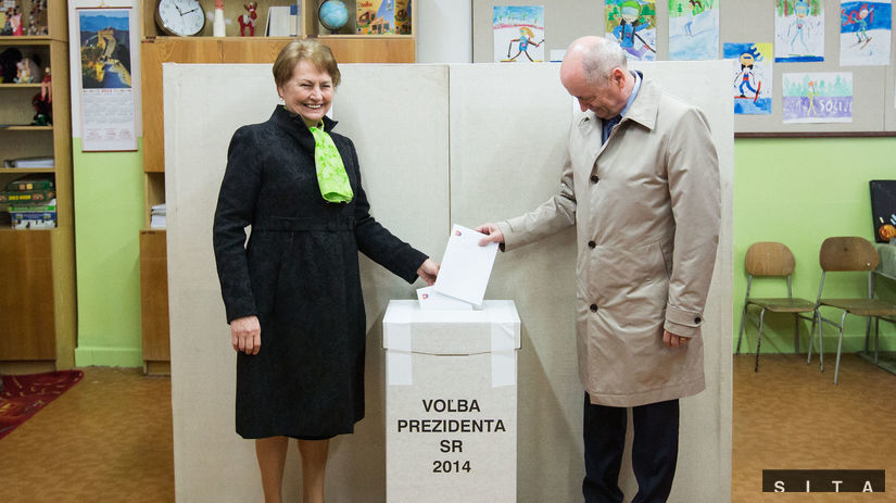 Kandidát na prezidenta SR Ján Čarnogurský...