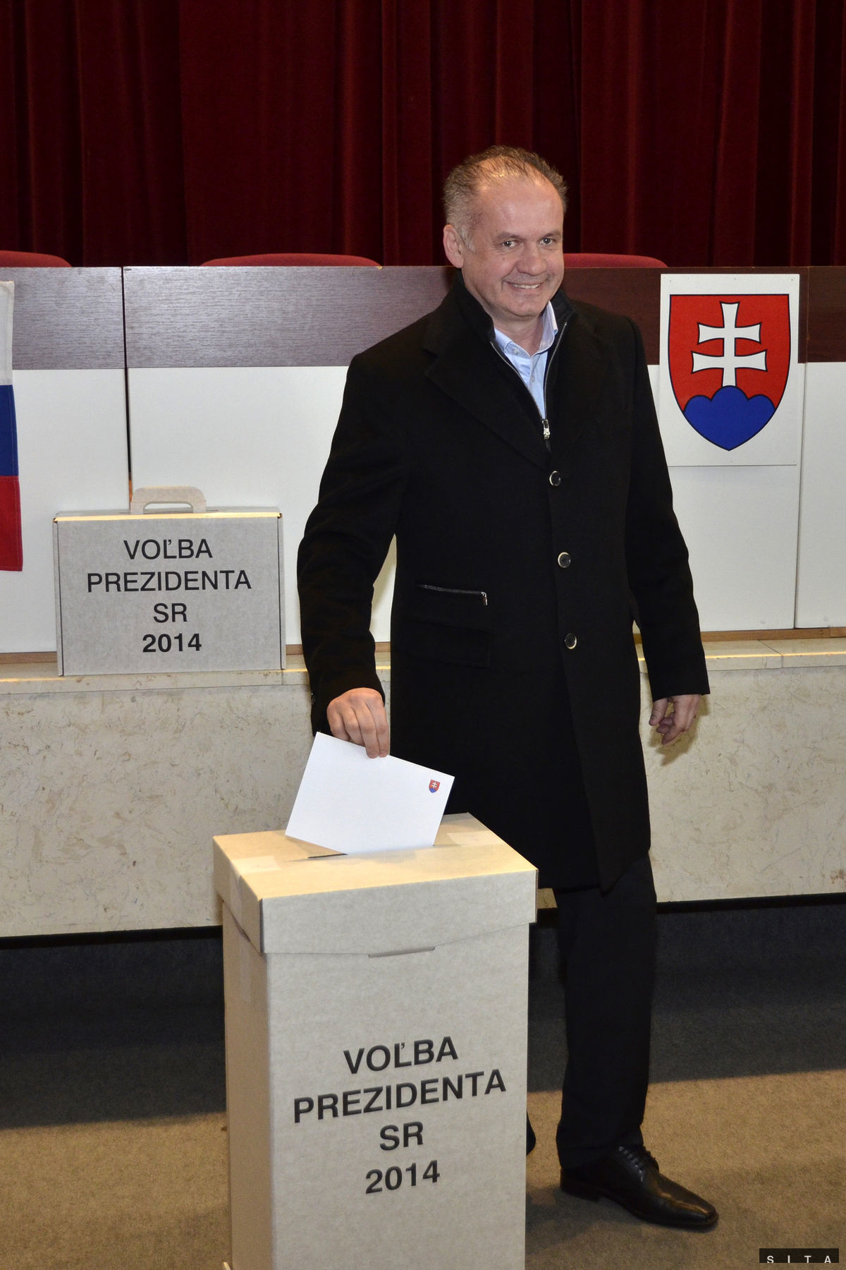 Kandidát na prezidenta Andrej Kiska počas...