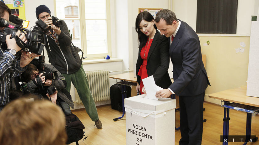 Kandidát na prezidenta SR Radoslav Procházka...