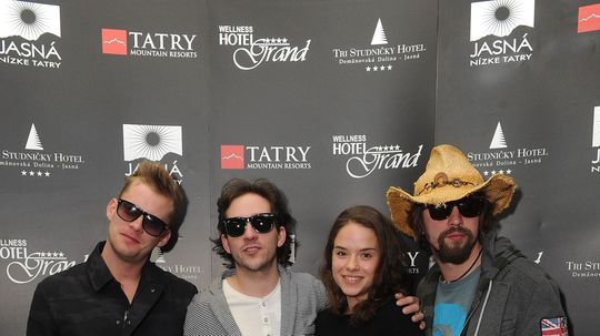 Zľava: Jakub Prachař, Matouš Ruml, Kristína...