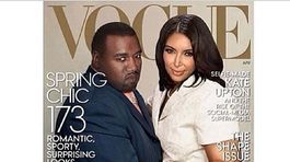 Vogue - paródie na titulku s Kim Kardashian a Kanye Westom
