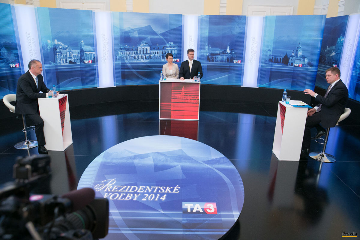 Prezidentskí kandidáti Robert Fico a Andrej...