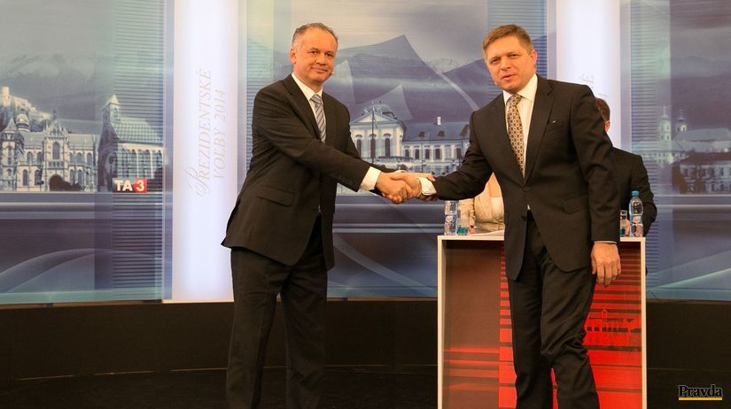 Andrej Kiska, Robert Fico, prezidentskí kandidáti
