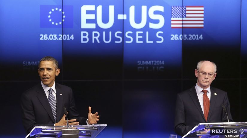 Barack Obama, Herman Van Rompuy, EÚ, USA, Rusko