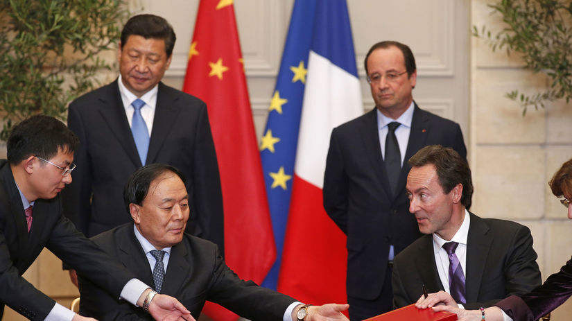Francúzsko, Čína, Froncois Hollande, Si Ťin-pching