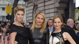 Kate Upton,herečka Cameron Diaz a herečka Leslie Mann