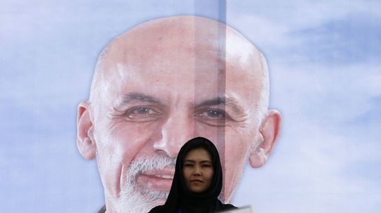 Podporovateľka afganského prezidentského...